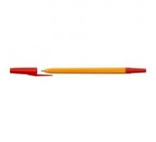 Ручка шариковая, Союз красная паста 1,0 мм пласт оранжевый корпус РШ049-03