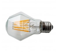 Лампа светодиодная (стекло VINTAGE RHOMBUS) A60-8W-2200K-E27