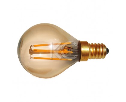 Лампа светодиодная (стекло.VINTAGE) G45-4W-2200K-E14